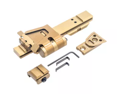 1 Minute Out Wilcox Flip Mounts with Riser for EOTech - 0.625 In Height - Flat Dark Earth