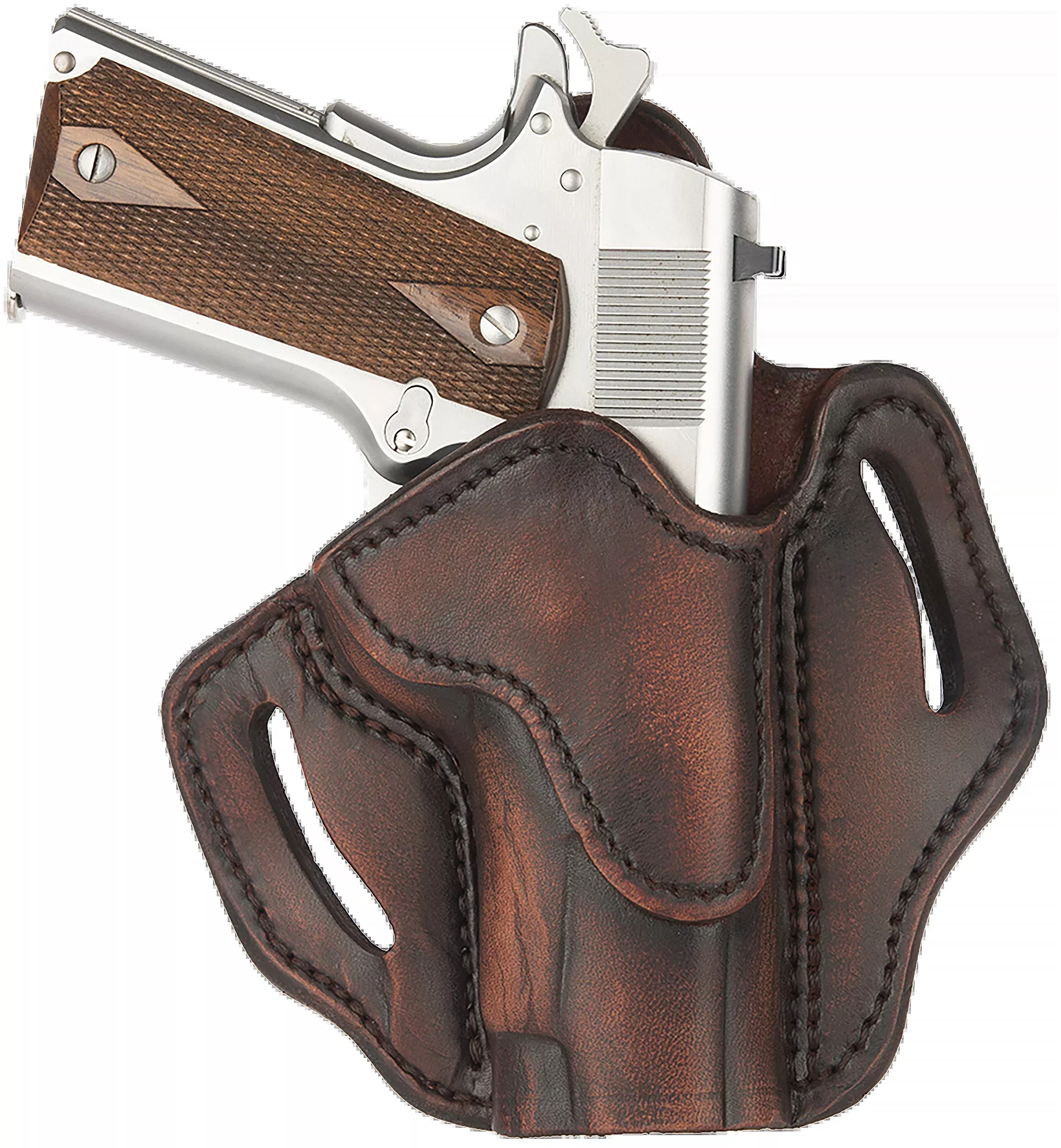 1791 Gunleather BH1S Optic-Ready Outside-the-Waistband Leather Holster, Vintage, Right Hand ORBH1SVTGR