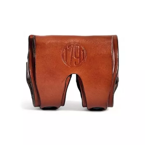 1791 Gunleather RVSLDCBRA Speed Loader Double Carrier Brown Steerhide Compatible w/ 5/6 Shots