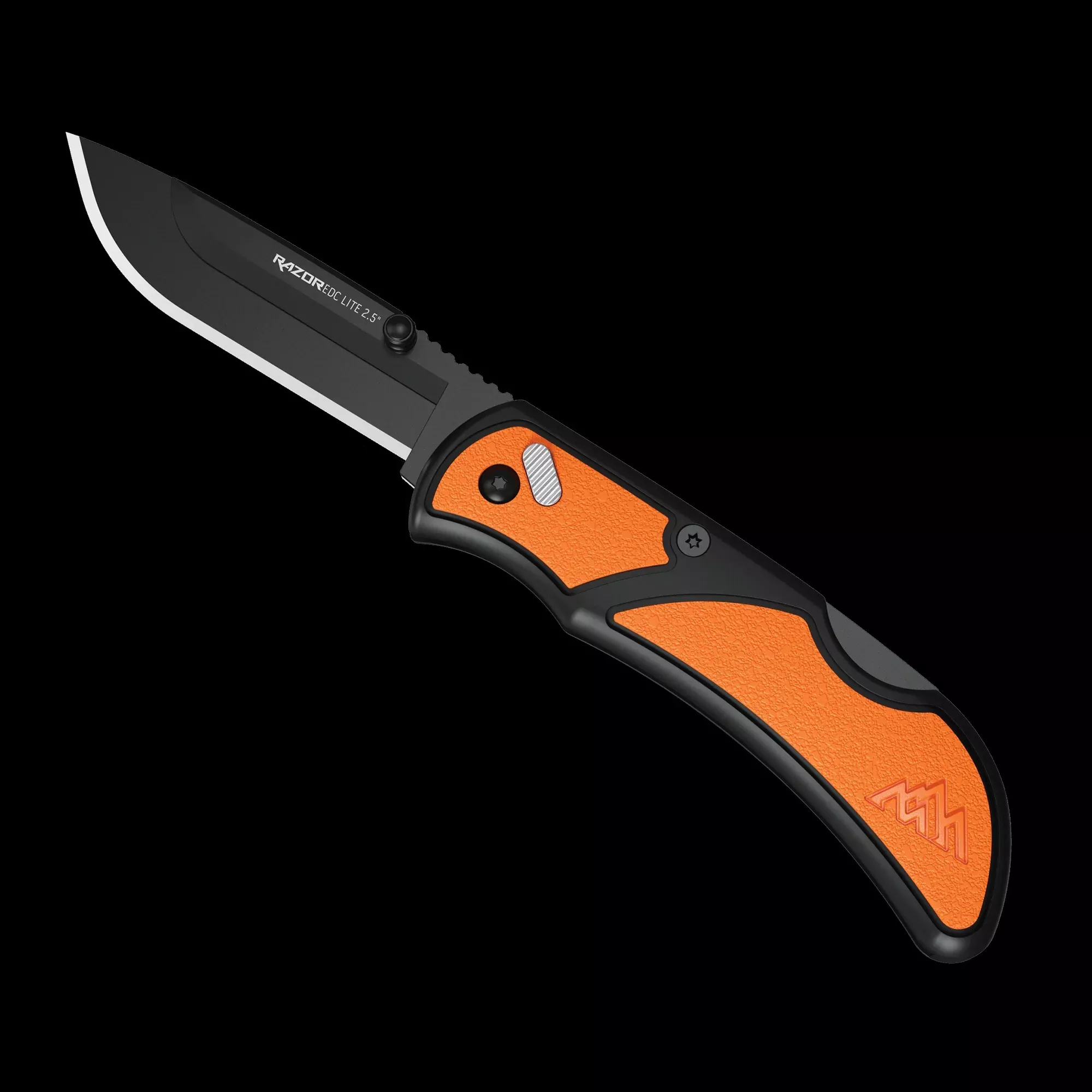 2.5 RAZOR-EDC LITE (Orange PMS, 2 Black Blades)