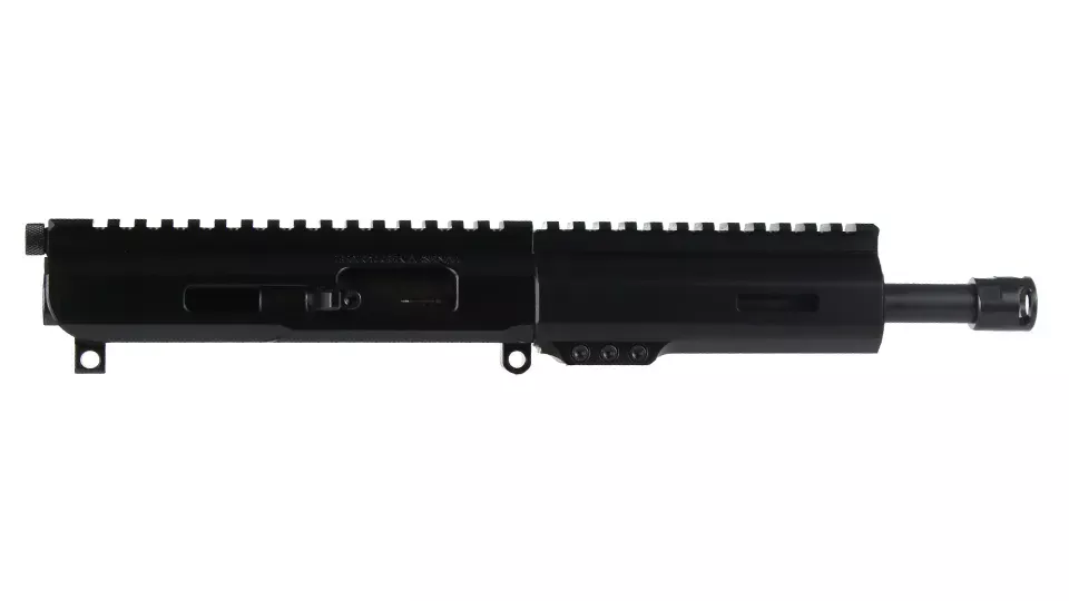 .22 Long Rifle Side Charging Upper | 7.5" Parkerized Heavy Barrel- 0.75 | 1:16 Twist | 4150MLOK Split Rail - Micro Flash Hider