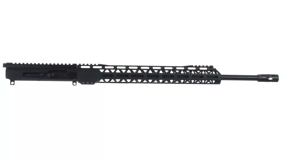 .22 Magnum Right Side Charging Complete Upper Assembly | 20" Black Nitride Heavy Barrel | 1:16 Twist | MLOK Split Rail