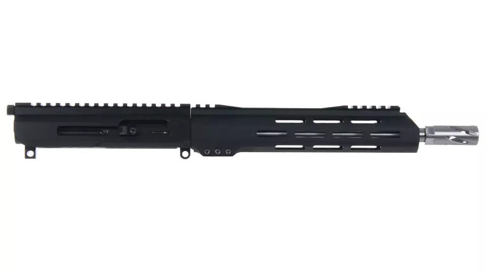 .22 Magnum Right Side Charging Upper Assembly | 10.5" Stainless Heavy Barrel | 1:16 Twist | MLOK Split Rail