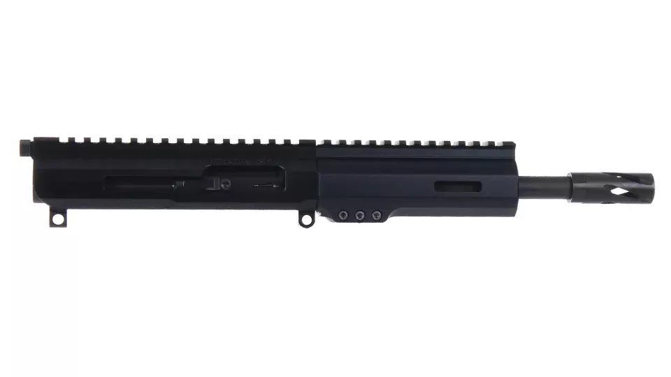 .22 Magnum Right Side Charging Upper Assembly | 7.5" Parkerized Heavy Barrel| 1:16 Twist |MLOK Split Rail