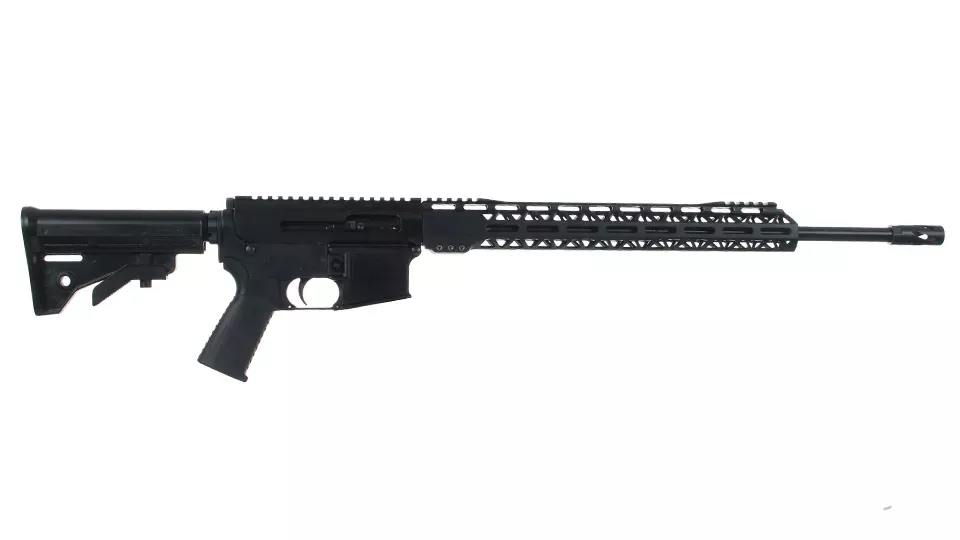 .22 Magnum Side Charging Complete Rifle | 20" Black Nitride Heavy Barrel | 1:16 Twist | Forged Lower | MLOK Split Rail
