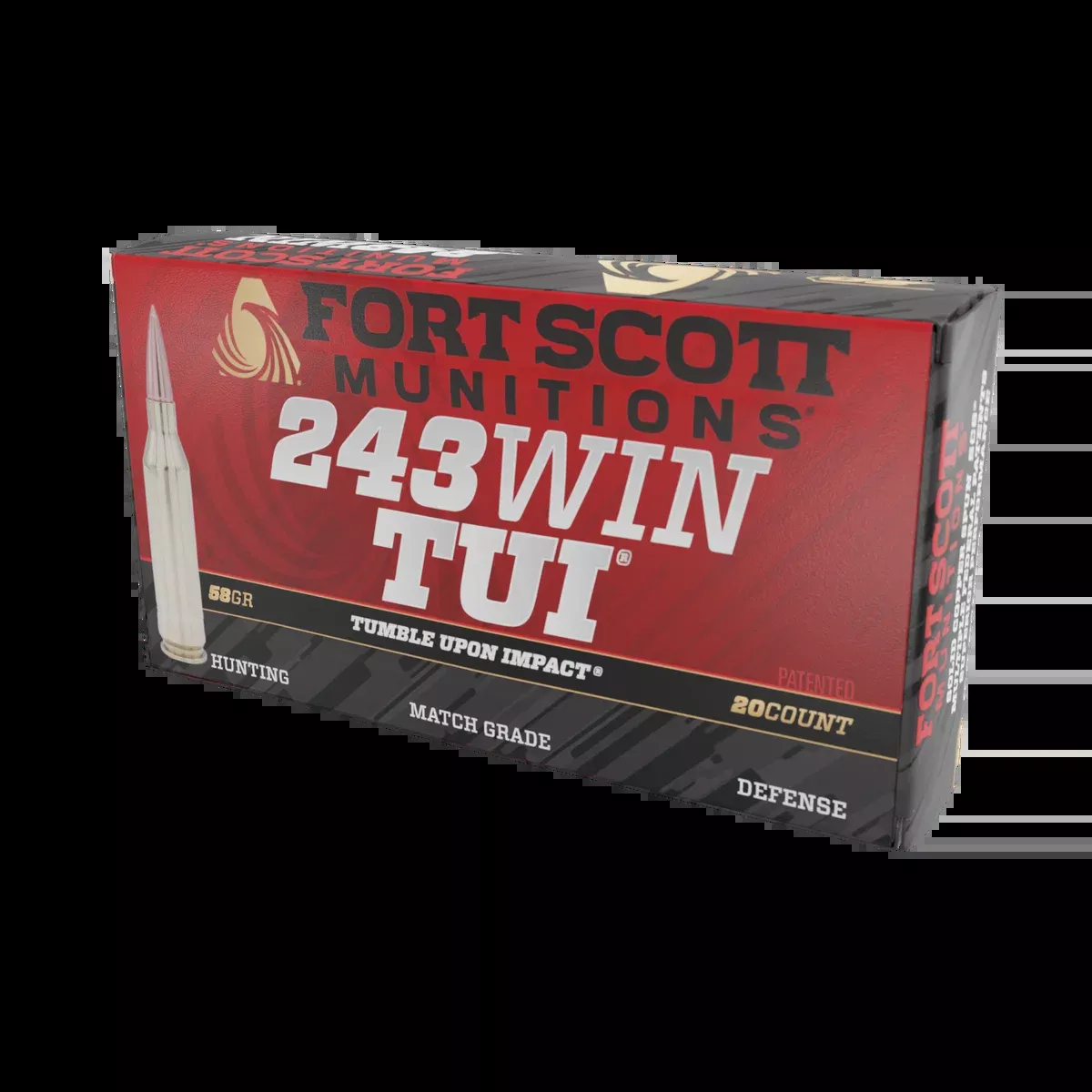 243 Win SCS TUI - 58Gr Solid Copper Ammo