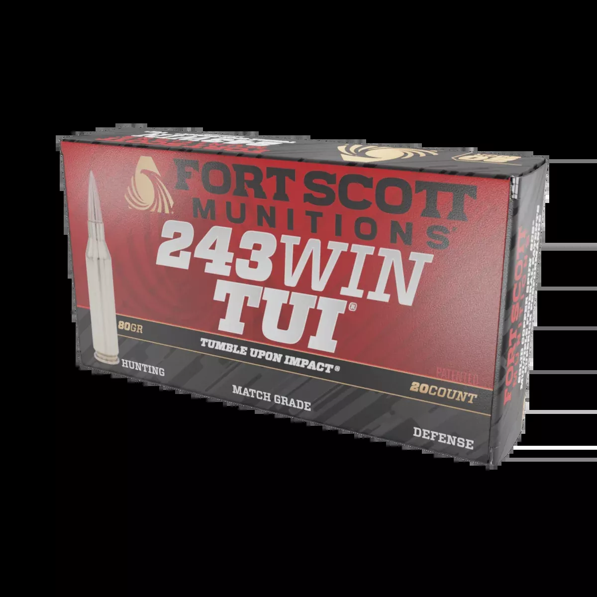 243 Win SCS TUI - 80Gr Solid Copper Ammo