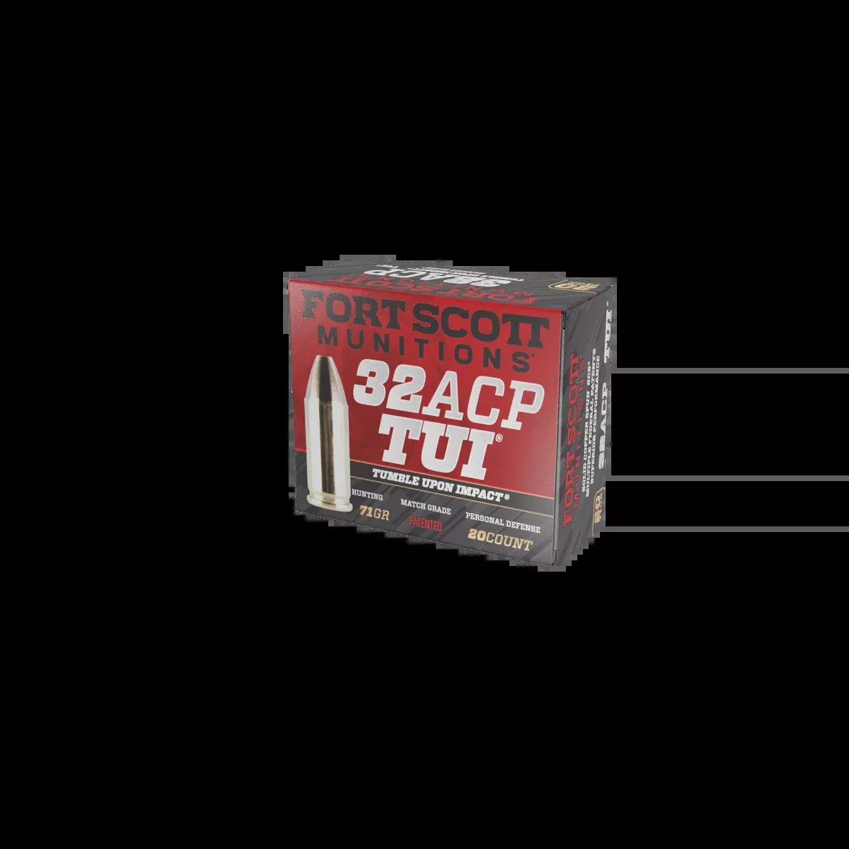 32 ACP TUI - 71Gr Solid Copper Ammo