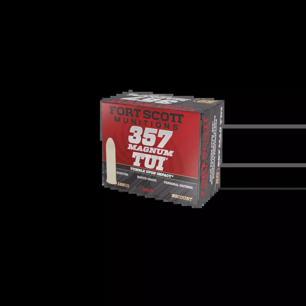 357 Magnum TUI - 125Gr Solid Copper Ammo
