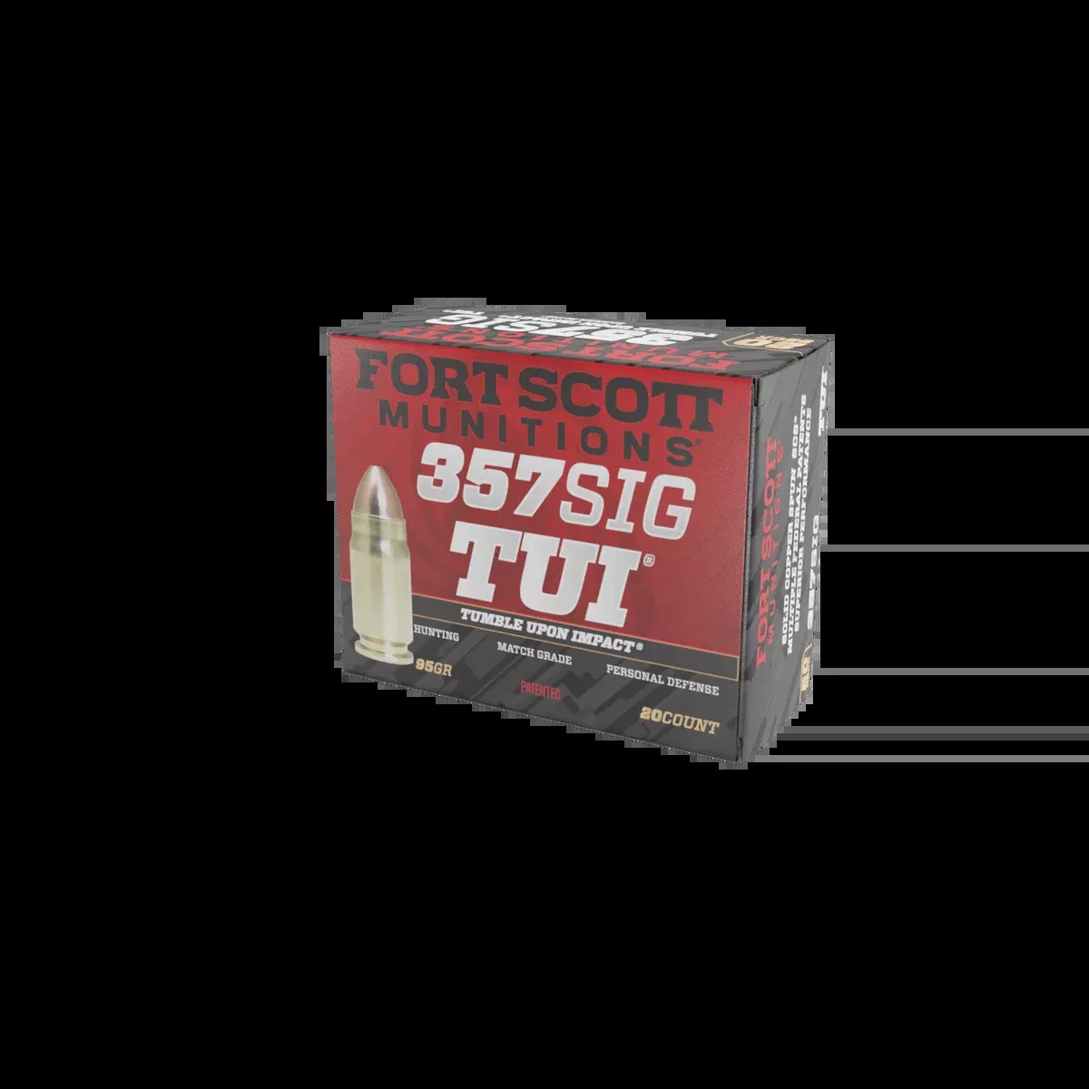 357 SIG TUI - 95Gr Solid Copper Ammo