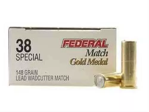38 Special 50 Rounds Ammunition Federal Cartridge 148 Grain Lead