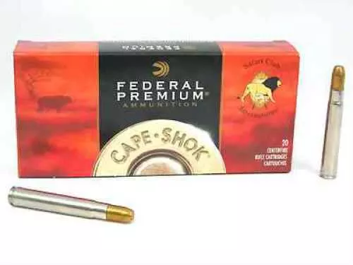 416 Remington Magnum 20 Rounds Ammunition Federal Cartridge 400 Grain Solid