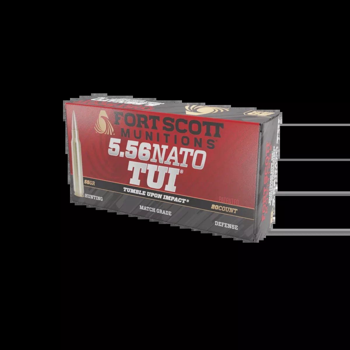 5.56 NATO SCS TUI - 55Gr Solid Copper Ammo