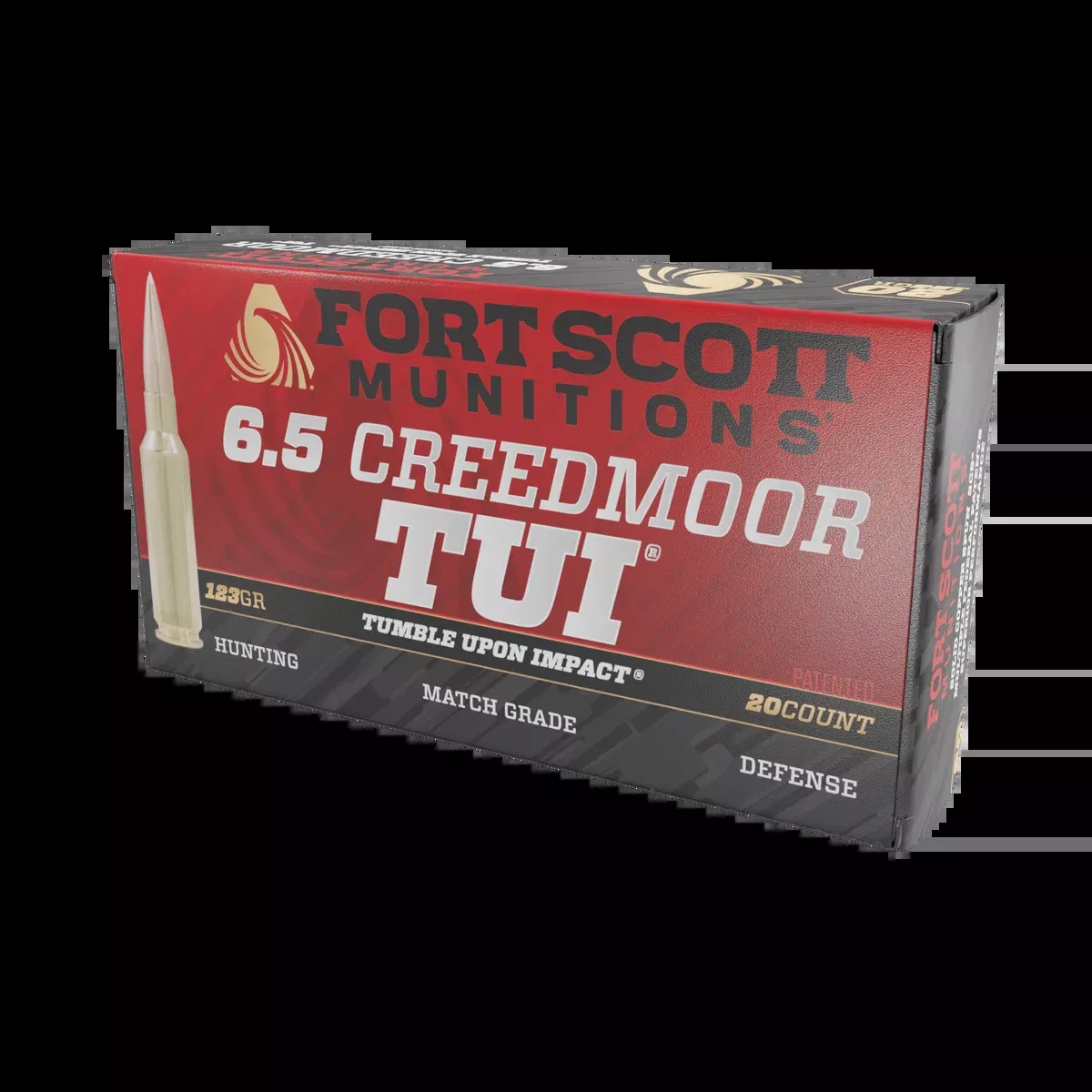 6.5 Creedmoor SCS TUI - 123GR Solid Copper Ammo