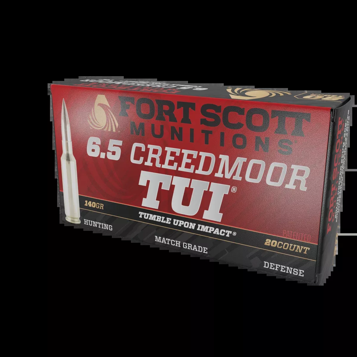 6.5 Creedmoor SCS TUI - 140GR Solid Copper Ammo