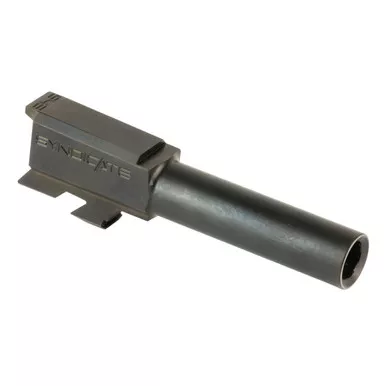 Agency Arms Syndicate Barrel for the Glock 43/43X - 9MM, Black DLC Finish