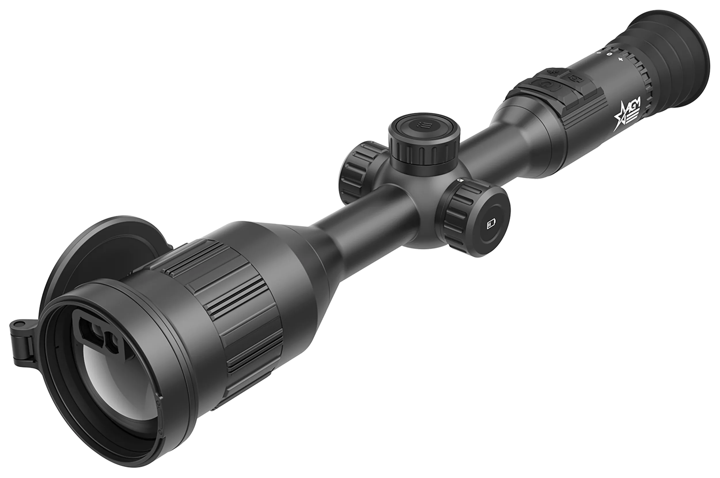 AGM Global Vision ADDE60-1280-2 Adder V2Thermal Black 4-24x60mm Multiple Reticle, 1280×1024, 25Hz, 12 Microns Resolution, Features Laser Rangefinder