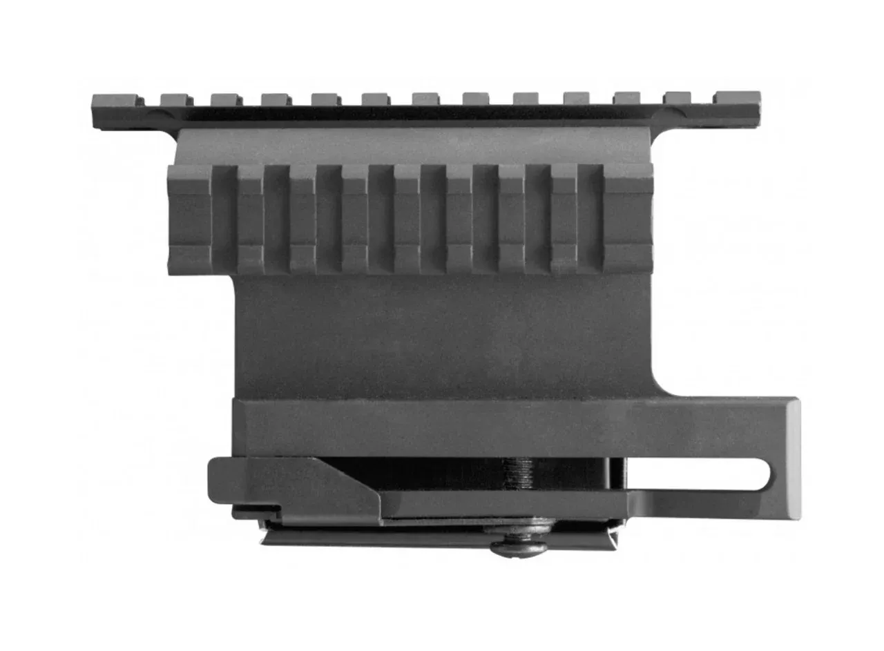 Aim Sports MK004S AK-47 Double Side Rail Mount Picatinny Style Aluminum Black Anodized