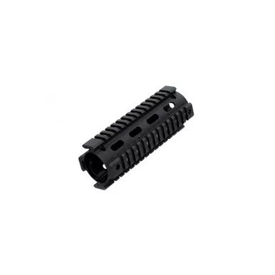 Aim Sports MT021 M4 Carbine Handguard - 6" Carbine Length, Aluminum Quad Rail, Black