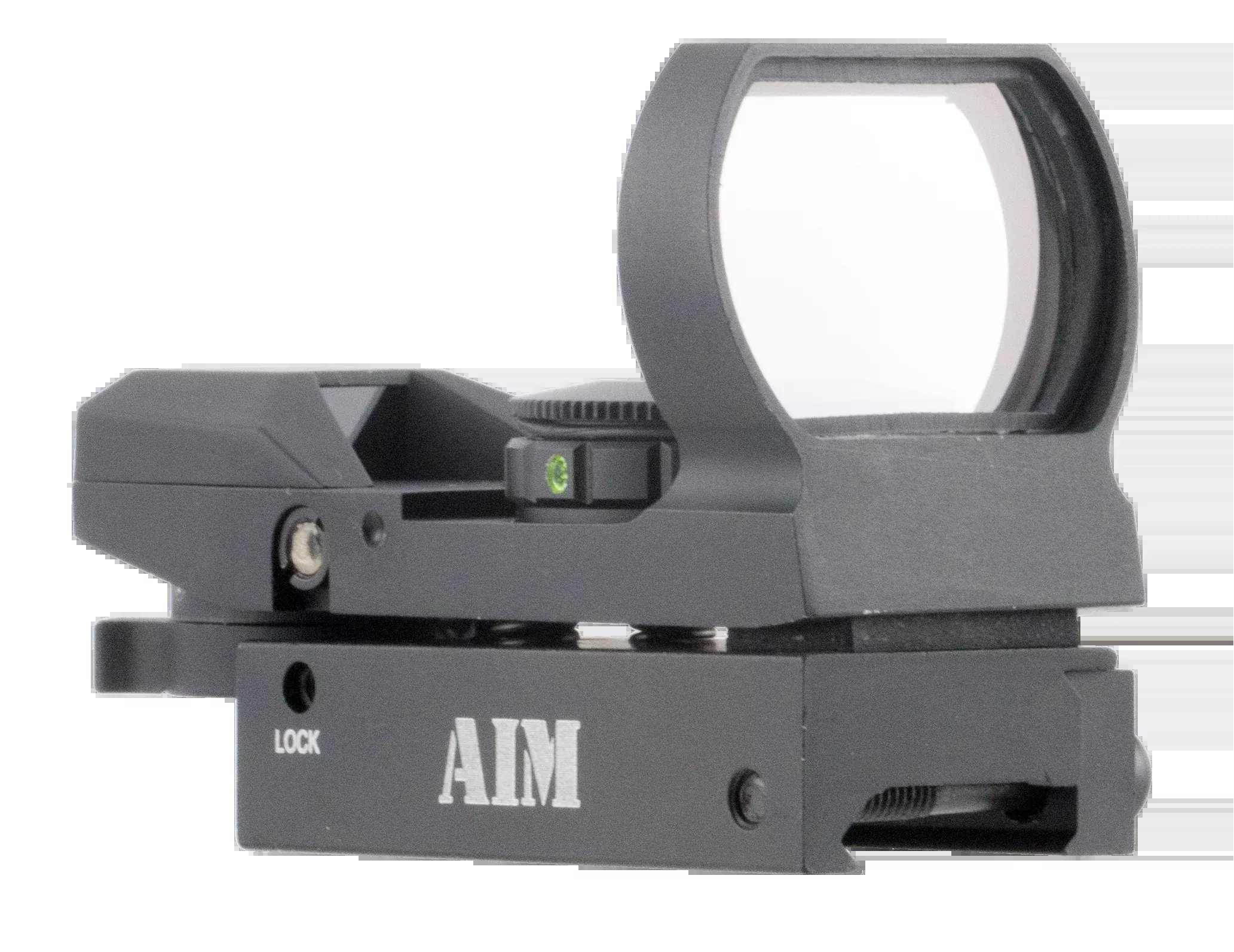 Aim Sports RT4WF1 Reflex Warfare Edition 1x 24mm x 34mm Matte Black Red/Green Multi Reticle