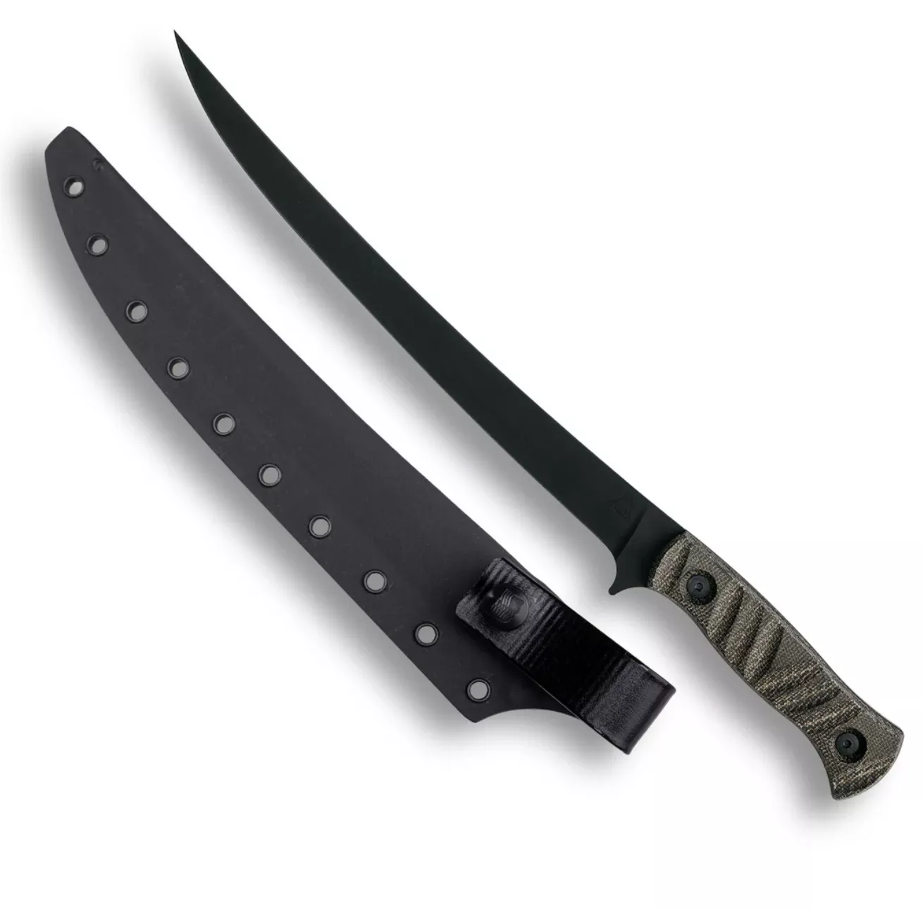 Alaska Blade Works Kenai Filet Knife 9" - Armor Black Cerakote - ABWKFK9ABC