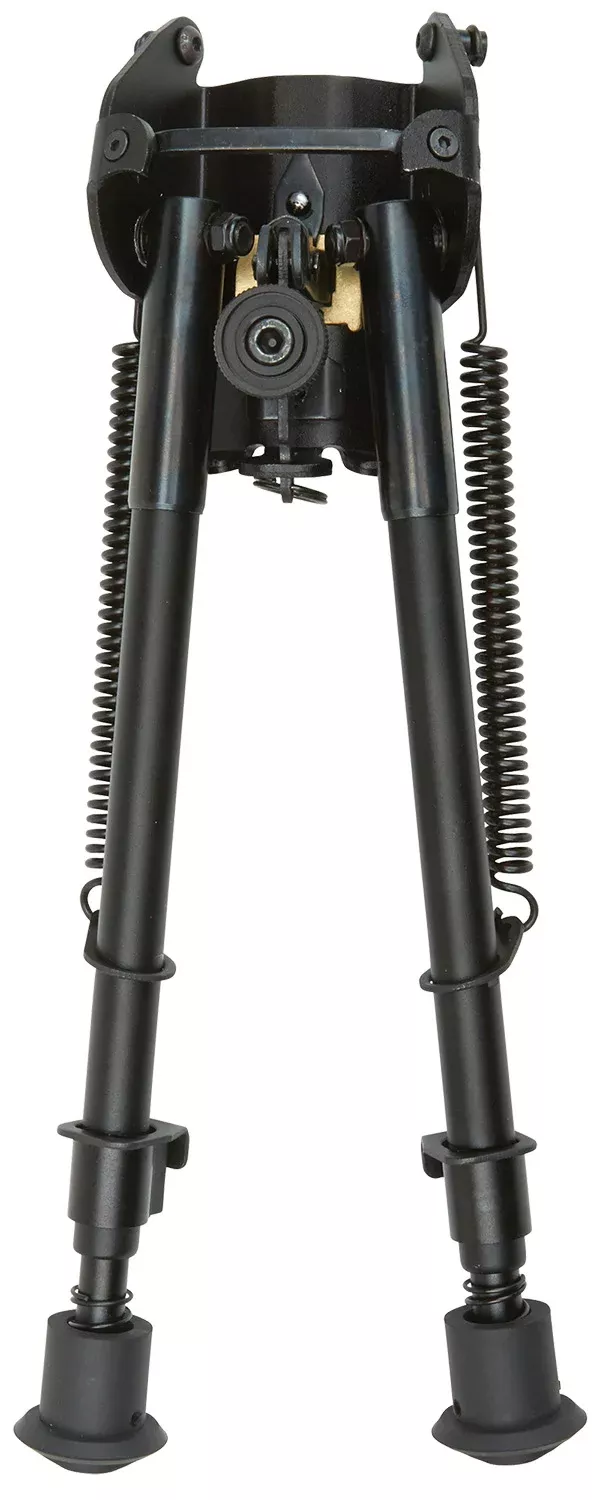 Allen 2188 BozemanRifle Bipod Black Aluminum w/Sling Swivel Mount, Rubber Feet & 9-13" Vertical Adjustment