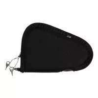 Allen 748 Lockable Handgun Case Made Of Endura With Black Finish, Ykk Zippers & Foam Padding Includes 2 Keys 8 " L