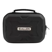 Allen 829 Exo Handgun Case Made Polymer With Black Finish, Molded Carry Handle, Egg Crate Foam & Lockable Zippers 9 " X 6.25 " Interior Dimensions