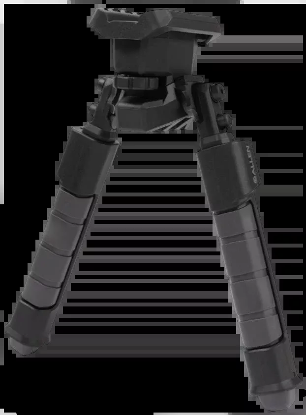 Allen Helix Polymer Bipod, Low Swivel Stud Mount, 9.5-12 inch Adjustable - 5201