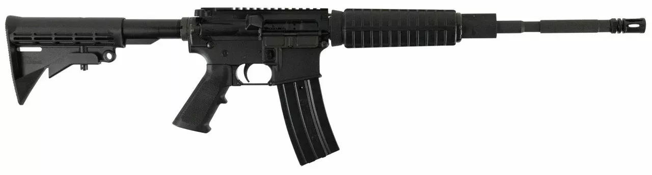 Anderson B2K850AA00 AM15 BR 5.56x45mm NATO 16 30+1 Black Hard Coat Anodized Black 6 Position Stock Black Polymer Grip