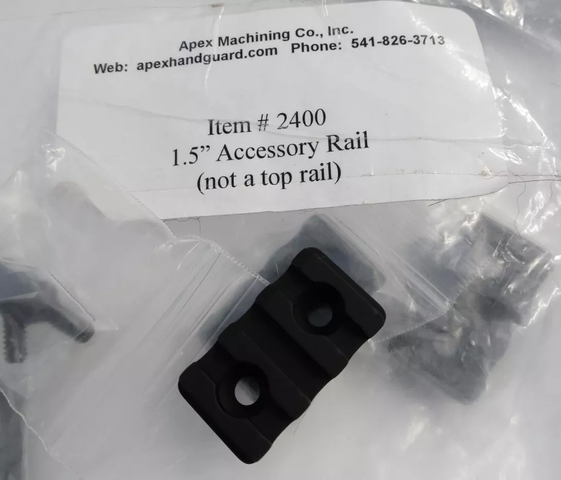 Apex Accessory Rail Handguard Rails AR15 Forearm - 1.5 Inch Rail