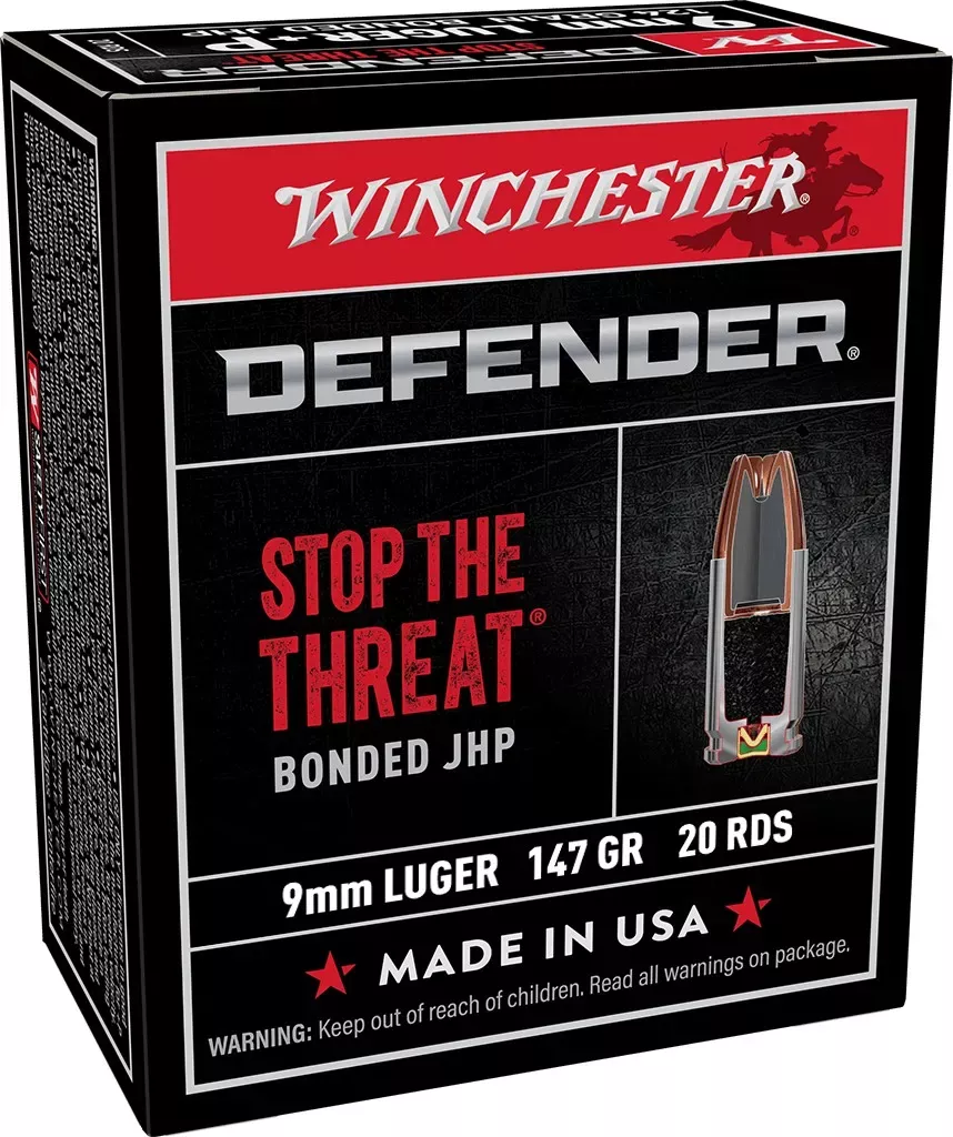 AR-9 | Winchester 9mm Ammunition | 147 Grain | Box of 20