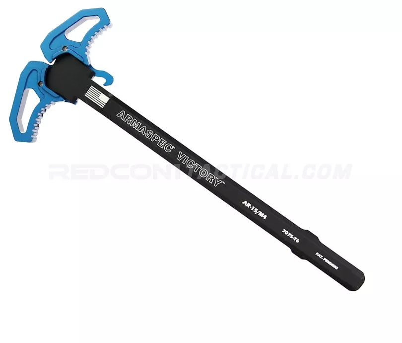 Armaspec AR-15 Victory Charging Handle - Blue