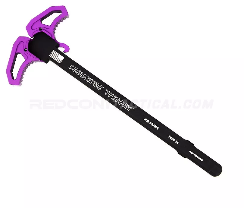 Armaspec AR-15 Victory Charging Handle - Purple