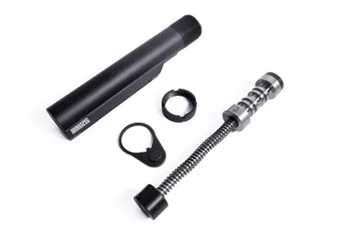 Armaspec SMB Buffer Kit - AR15 GEN3 - Sound Mitigation Buffer-C, Includes SMB Buffer, Buffer Tube, Endplate and Castle Nut