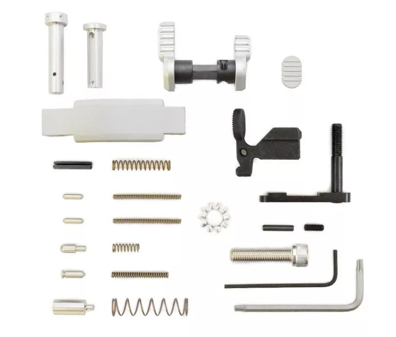 Armaspec Superlight Lower Parts Kit .223/5.56 - Silver