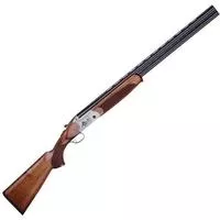 Ati Atigkof12sve Cavalry Sve 12 Gauge With 28 " Blued O/U Barrel, 3 " Chamber, 2rd Capacity, Silver Engraved Metal Finish, Oiled Turkish Walnut Stock & Ejector Right Hand (Full Size)