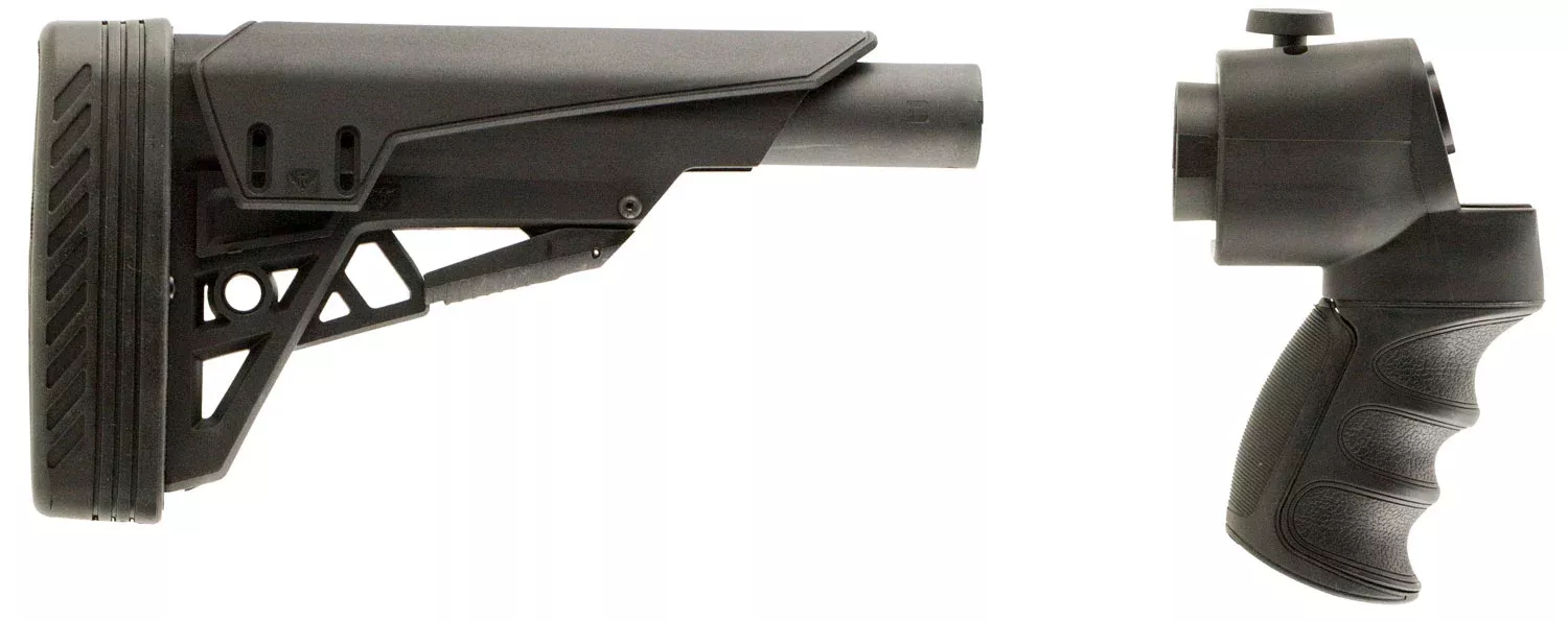 ATI Outdoors B1101135 StrikeforceBlack Synthetic 6 Position Left Side Folding, Fits Remington/Mossberg/Winchester
