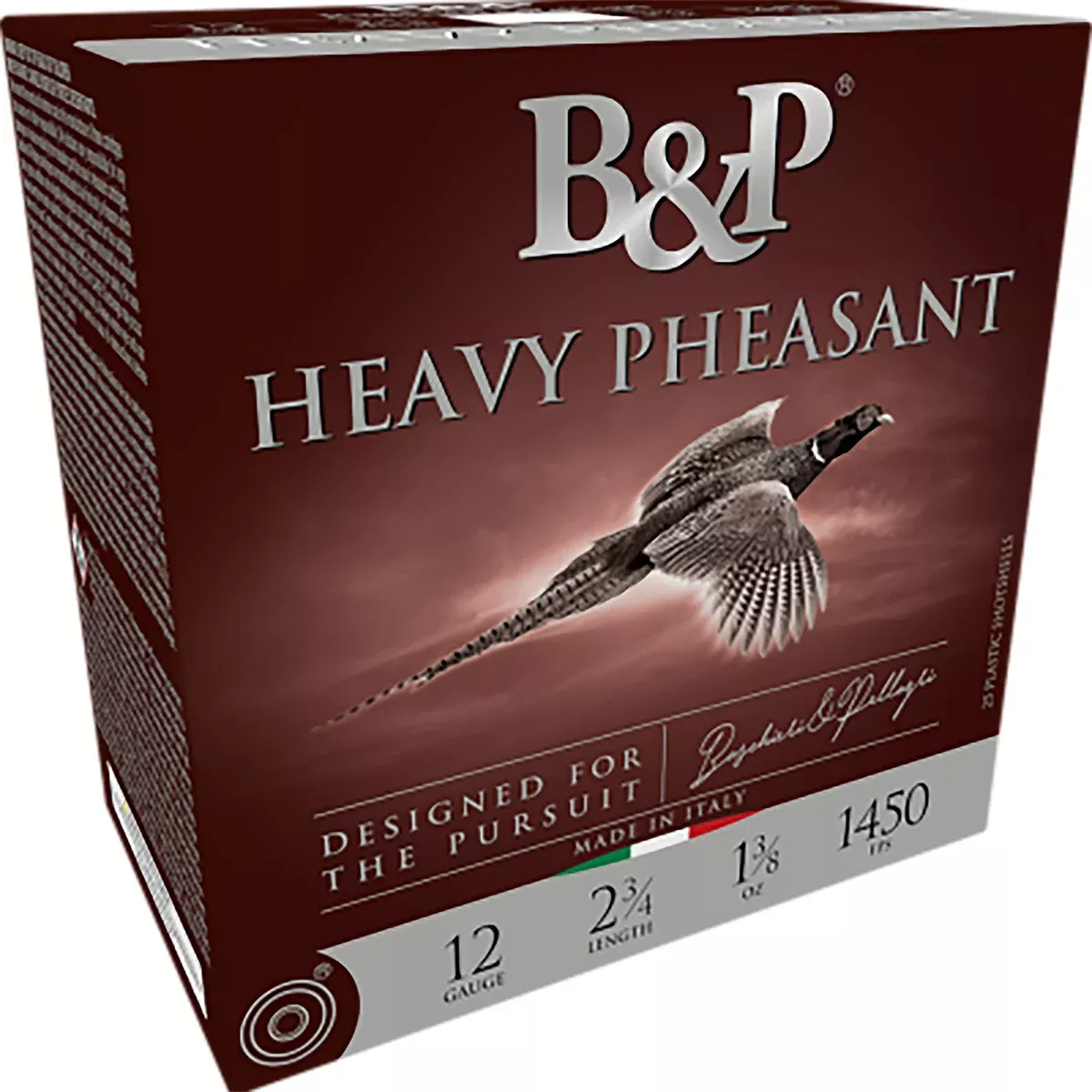 B&p Ammunition 123B58H5 Heavy Pheasant12Gauge 3" 1 5/8oz 5Shot 25 Per Box/10 Case