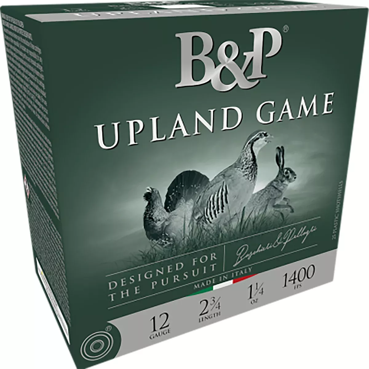 B&p Ammunition 12B14UP4 Upland Game12Gauge 2.75" 1 1/4oz 4Shot 25 Per Box/10 Case