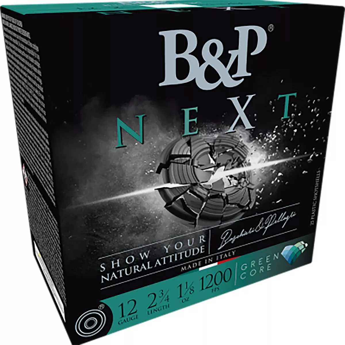B&p Ammunition 12B18NX9 Next12Gauge 2.75" 1 1/8oz 9Shot 25 Per Box/10 Case