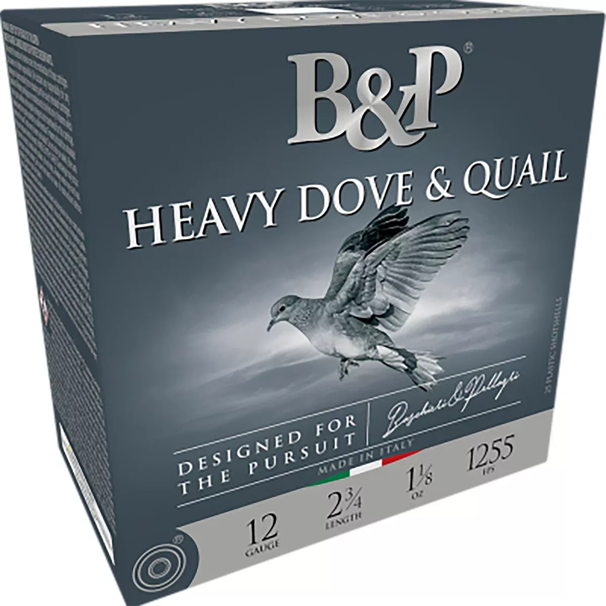 B&p Ammunition 12B1DS7 Heavy Dove & Quail12Gauge 2.75" 1oz 7Shot 25 Per Box/10 Case