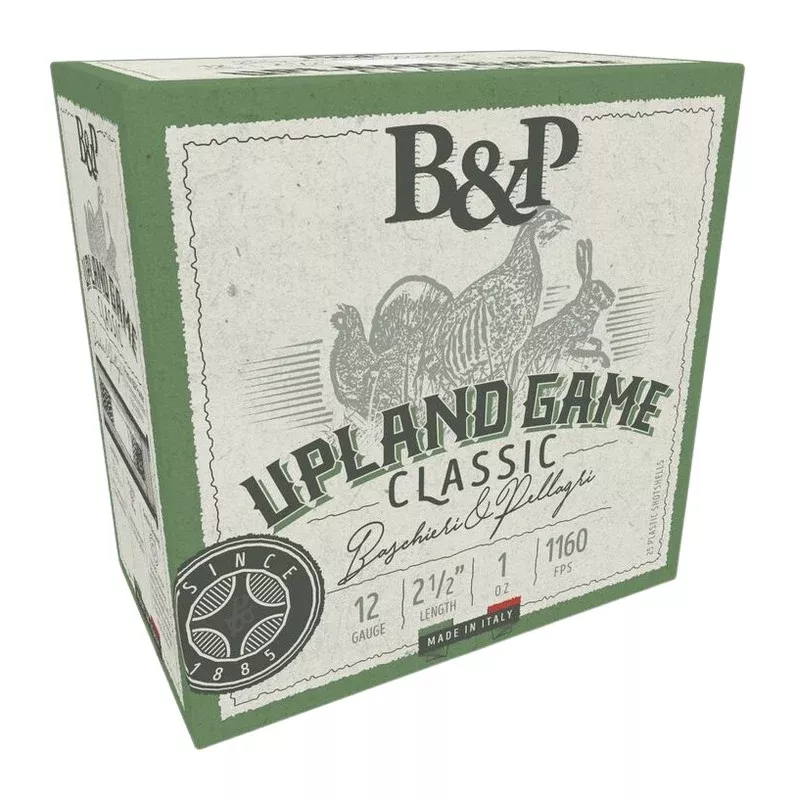 B&p Ammunition 12B1UP6 Upland Game Classic 12Gauge 2.50" 1oz 6Shot 25 Per Box/10 Case
