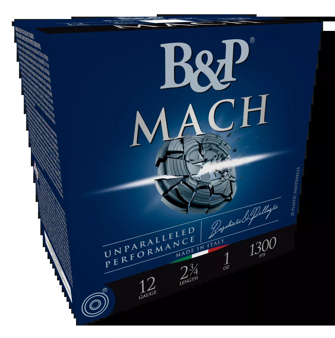 B&P Competition F2 Mach 12 Gauge 2-3/4in 1oz #7.5 Lead Target Shotshells 12B1F2H7