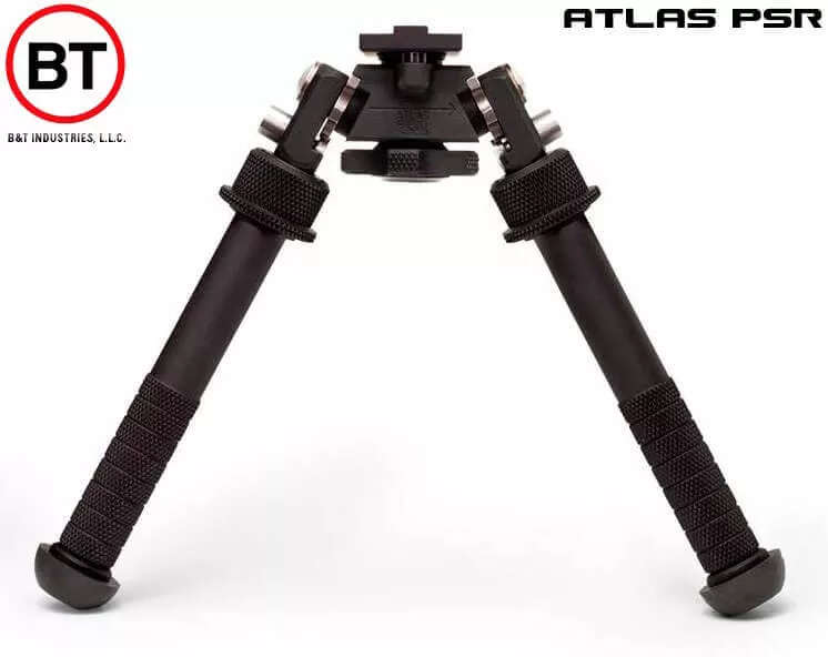 B&T Accushot PSR Atlas Bipod in Standard Height 7075 BT46 NC No Clamp or ADM QD Lever LW17