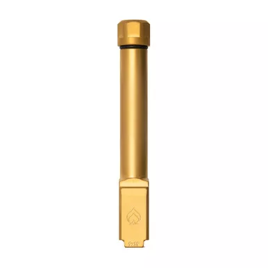 Ballistic Advantage BAPSG195T1G Premium Series Threaded 9mm Glock 19 Barrel - Fits Glock 19 Gen 3-5, Gold PVD Finish