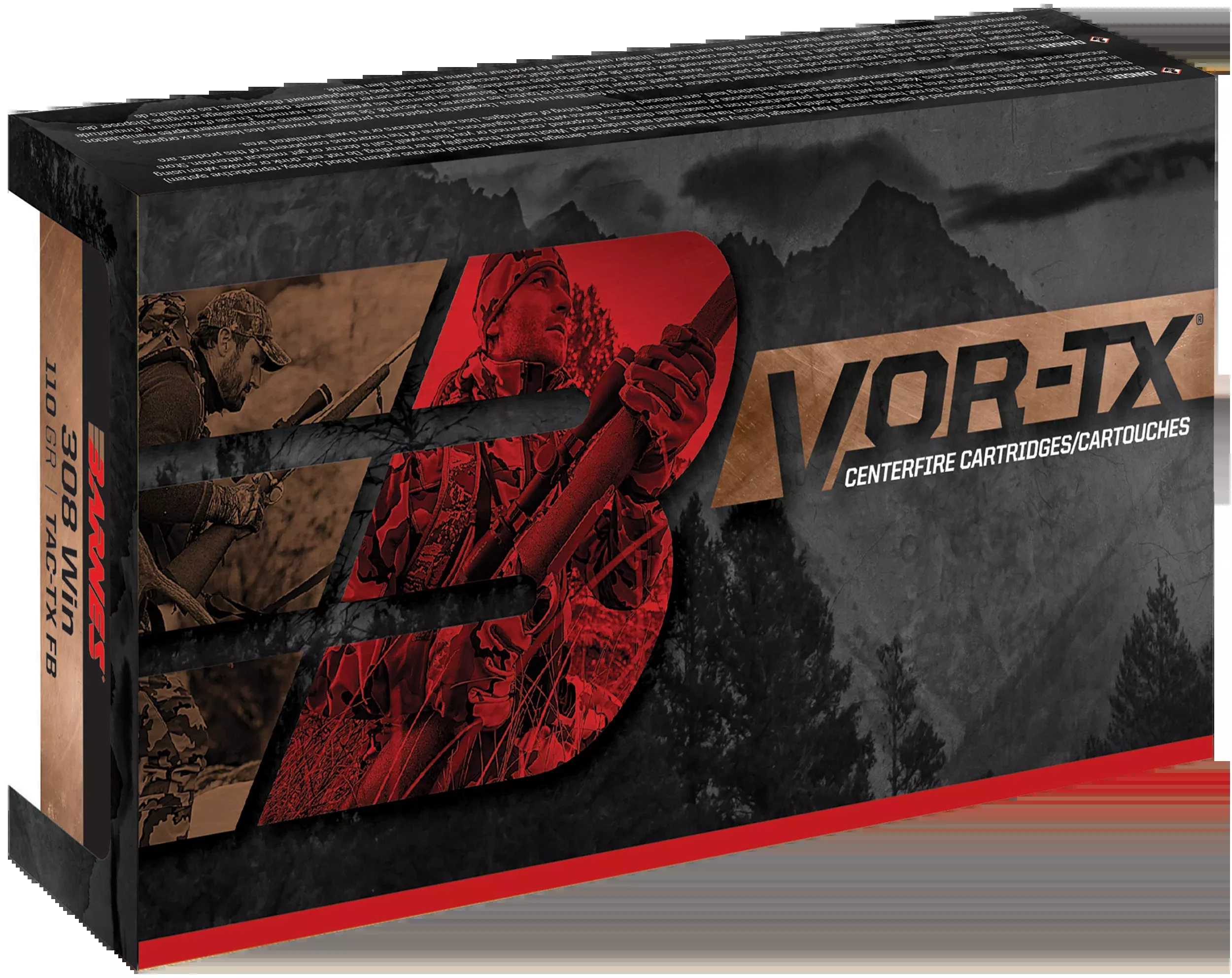 Barnes Bullets VOR-TX Rifle Ammo .270 WSM 140gr TSX Boat Tail Lead-Free, 21559