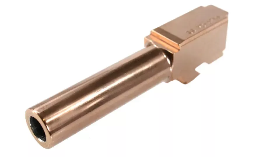 Barrel for Glock 26 | 9mm | Premium Rose Gold Finish | Unthreaded