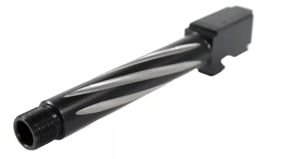 Barrel for Grizzly 101 & Glock 17 | 9MM | 416R SS Bear Claw Fluted | Threaded