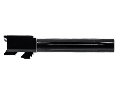 Barrel for Grizzly 101 & Glock 17 | 9mm | Black Nitride Straight Fluted | Unthreaded